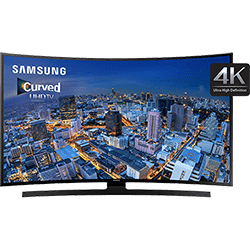 Smart TV LED 55" Samsung UN55JU6700GXZD Ultra HD 4K Curva com Conversor Digital 4HDMI 3USB 240Hz CMR Wi-Fi