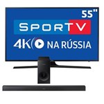 Ficha técnica e caractérísticas do produto Smart TV LED 55" UHD 4K Samsung 55MU6100 + Soundbar Samsung HW-K360/ZD