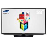 Ficha técnica e caractérísticas do produto Smart TV LED 58” Full HD Samsung 58H5203 com Função Futebol, ConnectShare Movie, Entradas HDMI e USB e Wi-Fi
