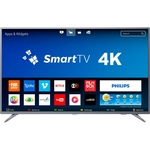 Ficha técnica e caractérísticas do produto Smart TV LED 58" Philips 58PUG6513/78 Ultra HD 4k com Conversor Digital 3 HDMI 2 USB Wi-Fi 60hz - Pr