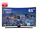 Smart TV LED 65" Samsung UN65JU6700GXZD Ultra HD 4K Curva 4 HDMI 3 USB 240Hz CMR
