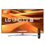 Ficha técnica e caractérísticas do produto Smart TV LED 65`` Ultra HD 4K LG 65UM 4 HDMI 2 USB Wi-Fi ThinQ Al