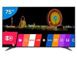 Smart TV LED 75” LG 4K Ultra HD 75UH6550 - Conversor Digital 3 HDMI 3 USB Wi-Fi