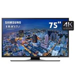 Ficha técnica e caractérísticas do produto Smart TV LED 75" Ultra HD 4K Samsung 75JU6500 com UHD Upscaling, Quad Core, Wi-Fi, Entradas HDMI e USB