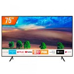 Ficha técnica e caractérísticas do produto Smart TV LED 75" Ultra HD 4K Samsung RU7100 3 HDMI 2 USB Wi-Fi