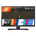 Smart TV LED 28" HD LG 28MT49S-OS HDMI USB Wifi Integrado Conversor Digital