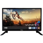 Ficha técnica e caractérísticas do produto Smart TV LED 28" Philco Ph28n91dsgw HD com Conversor Digital 2 HDMI 1 USB Wi-Fi