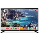 Ficha técnica e caractérísticas do produto Smart TV LED 39 HQ HD HQSTV39N Netflix Youtube 2 HDMI 2 USB Wi-Fi