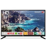 Ficha técnica e caractérísticas do produto Smart TV LED 39 HQ HD HQSTV39NP Netflix Youtube 2 HDMI 2 USB Wi-Fi