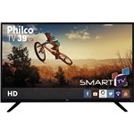 Ficha técnica e caractérísticas do produto Smart TV LED 39" Philco PH39U20DSGW HD com Conversor Digital 3 HDMI 1 USB Wi-Fi