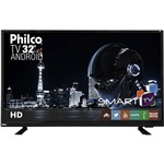 Ficha técnica e caractérísticas do produto Smart TV LED Android 32" Philco Ph32e60dsgwa HD Conversor Digital 2 HDMI 2 USB