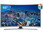 Smart TV LED Curva 48” Samsung Full HD Gamer - UN48J6500 Conversor Digital Wi-Fi 4 HDMI 3 USB