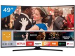 Smart TV LED Curva 49” Samsung 4K/Ultra HD - 49MU6300 Tizen Conversor Digital Wi-Fi 3 HDMI 2USB