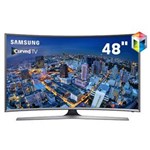 Ficha técnica e caractérísticas do produto Smart TV LED Curved 48" Full HD Samsung 48J6500 com Connect Share Movie, Screen Mirroring, Wi-Fi, Entradas HDMI e USB