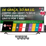 Smart TV LED 3D 55" LG 55UF8500 Ultra HD 4K com Conversor Digital 3 HDMI 3 USB Wi-Fi 120Hz + 4 Óculos 3D