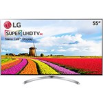Smart TV LED LG 55" SUPER ULTRA HD 55SJ8000 Conversor Digital Wi-Fi Integrado 3 USB 4 HDMI WebOS 3.5 Sistema de Som Ultr...