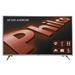 Ficha técnica e caractérísticas do produto Smart TV LED PH58E20DSGWAS 58" Full HD Wi-Fi Prata - PHILCO