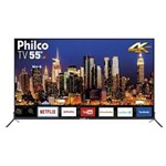 Ficha técnica e caractérísticas do produto Smart TV LED Philco 55" PTV55Q50SNS, UltraHD 4K, USB, HDMI, 60Hz