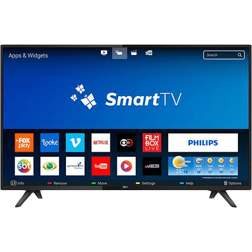 Ficha técnica e caractérísticas do produto Smart TV LED 32" Philips 32PHG5813/78 HD com Conversor Digital 2 HDMI 2 USB Wi-fi 60hz - Preta