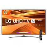 Smart TV LED PRO 65'' Ultra HD 4K LG 65UM 761 4 HDMI 2 USB Wi-fi Conversor Digital