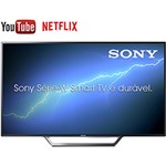 Smart TV LED 32" Sony KDL-32W655D WXGA com Conversor Digital 2 HDMI 2 USB Wi-Fi Foto Sharing Plus Miracast Preta