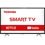 Ficha técnica e caractérísticas do produto Smart TV LED 32" Toshiba 32L2800 HD com Conversor Integrado 3 HDMI 2 USB Wi-Fi 60Hz - Preta