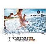 Smart TV LG 3D LED 55" 55LA9650 Ultra HD 4K - 3 HDMI 3 USB 240Hz Wi-fi + 4 Óculos 3D + 2 Óculos Dual Play + Controle Sma...