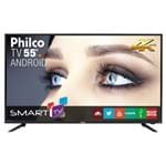 Ficha técnica e caractérísticas do produto Smart Tv Philco 4k Android Led 55” Ph55a17dsgwa Bivolt