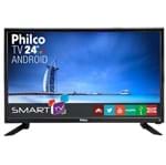 Ficha técnica e caractérísticas do produto Smart Tv Philco Led 24" Ptv24n91sa Bivolt