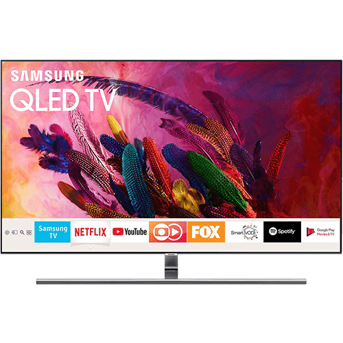 Smart TV QLED 55" Samsung 2018 QN55Q7FNAGXZD Ultra HD 4k com Conversor Digital 4 HDMI 3 USB Wi-Fi Única Conexão Invisíve...