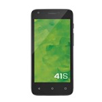 Smartphone 41s Quadcore 3g 8gb 4.5 Pol Preto e Azul Mirage