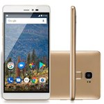 Ficha técnica e caractérísticas do produto Smartphone 4G 5,5" RAM 2GB Quad Core Dourado Mirage 82S