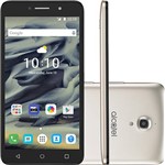 Smartphone Alcatel Pixi4 Dual Chip Android 5.1 Lollipop Tela 6" Quad Core 8 GB 3G Wi-Fi Câmera 13MP - Dourado