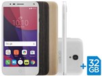 Smartphone Alcatel POP4 5 Premium 8GB Branco 4G - Câm. 13MP + Selfie 8MP Tela 5” HD com Cartão 32GB