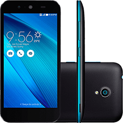 Ficha técnica e caractérísticas do produto Smartphone Asus Live Dual Chip Desbloqueado Android 5 Tela 5" 16GB 3G 8MP e TV Digital - Preto