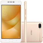 Ficha técnica e caractérísticas do produto Smartphone Asus Zenfone 4 Max Dourado DualChip 16GB Tela de 5.5" 4G Câmera Dual 13MP