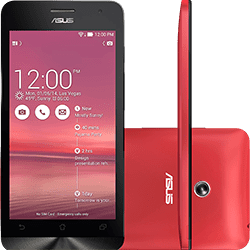 Smartphone Asus ZenFone 5 Dual Chip Desbloqueado Android 4.4 Tela 5" 16GB 3G Wi-Fi Câmera 8MP - Vermelho