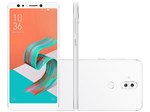 Smartphone Asus Zenfone 5 Selfie 64GB Branco 4G - 4GB RAM Tela 6” Câm. 16MP+8MP + Selfie 20MP+8MP