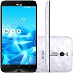 Ficha técnica e caractérísticas do produto Smartphone Asus Zenfone 2 Deluxe Branco, Dual Chip, Tela 5.5", Câm 13MP, Mem 128GB, Android 5.0, 4G