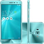 Ficha técnica e caractérísticas do produto Smartphone Asus Zenfone 3 Dual Chip Android 6.0 Tela 5,2" Qualcomm Snapdragon 8953 32GB 4G Câmera 16MP - Azul Claro