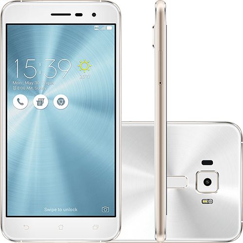 Ficha técnica e caractérísticas do produto Smartphone Asus Zenfone 3 Dual Chip Android 6 Tela 5.2" 32GB 4G Câmera 16MP - Branco