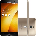 Smartphone Asus Zenfone 2 Dual Chip Desbloqueado Android Tela 5.5" 16GB 4G Wi-Fi 13MP - Dourado