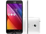 Smartphone Asus ZenFone Go 16GB Branco Dual Chip - 3G Câm. 8MP Tela 5” HD Proc. Quad Core Android 5.0