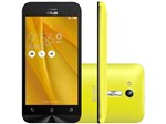 Smartphone Asus ZenFone Go 8GB Amarelo Dual Chip - 3G Câm. 5MP Tela 4.5” Proc. Quad Core
