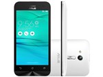 Smartphone Asus ZenFone Go 8GB Branco Dual Chip - 3G Câm. 5MP Tela 4.5” Proc. Quad Core