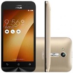 Ficha técnica e caractérísticas do produto Smartphone Asus Zenfone Go Dual 8GB ZB452KG Dourado - Android 5.1 Lollipop, Memória Interna 8GB, Câmera 5MP, Tela 4.5"