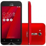 Ficha técnica e caractérísticas do produto Smartphone Asus Zenfone Go Dual 8GB ZB452KG Vermelho - Android 5.1 Lollipop, Memória Interna 8GB, Câmera 5MP, Tela 4.5"