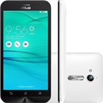 Ficha técnica e caractérísticas do produto Smartphone Asus Zenfone Go Dual Chip Android 5.1 Tela 5" 8GB 3G Câmera 8MP - Branco