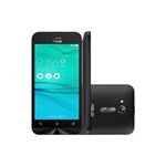 Ficha técnica e caractérísticas do produto Smartphone Asus Zenfone Go Preto com Dual Chip, Android 5.1, Tela 4,5'', 8GB, 3G e Câmera 5MP