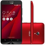 Ficha técnica e caractérísticas do produto Smartphone Asus ZenFone Go ZC500TG Desbloqueado Tela 5" 16GB 3G Dual Chip Android 5.0 Vermelho